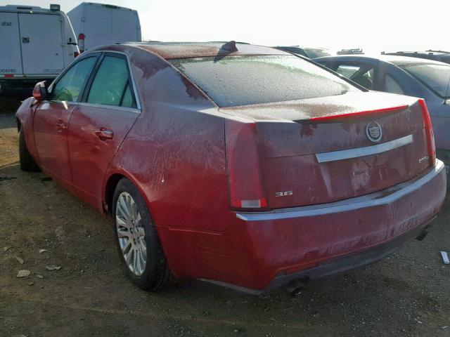 1G6DS5EV6A0125912 - 2010 CADILLAC CTS PREMIU RED photo 3