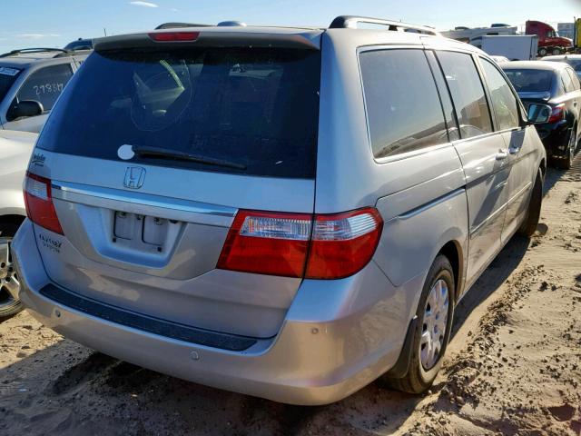 5FNRL38817B008145 - 2007 HONDA ODYSSEY TO SILVER photo 4