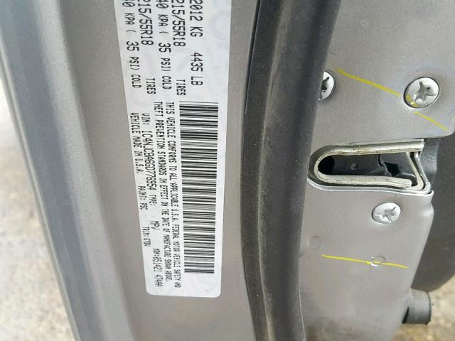 1C4NJCBA6GD776954 - 2016 JEEP COMPASS SP 银色 照片 10