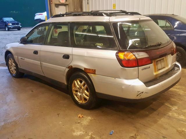 4S3BH675046632196 - 2004 SUBARU LEGACY OUT SILVER photo 3