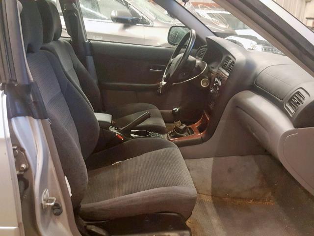 4S3BH675046632196 - 2004 SUBARU LEGACY OUT SILVER photo 5