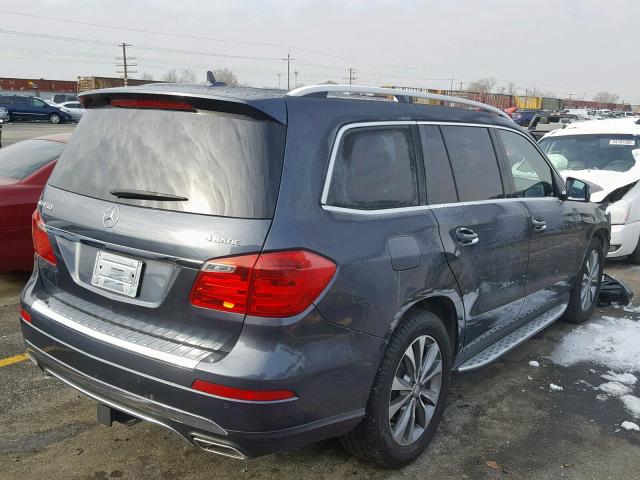 4JGDF7CEXDA198470 - 2013 MERCEDES-BENZ GL 450 4MA GRAY photo 4