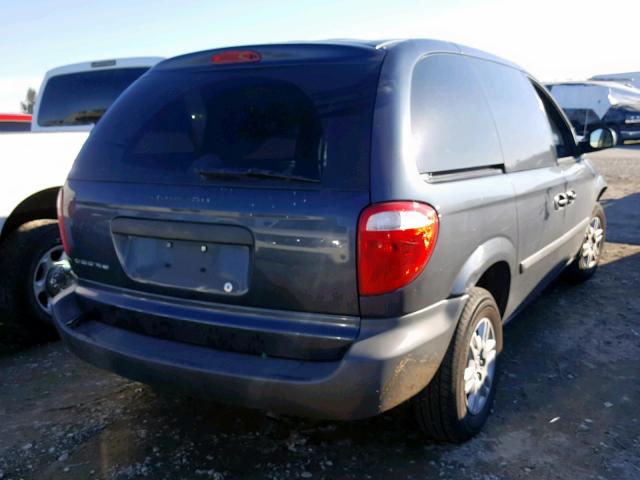 1D4GP25R47B101637 - 2007 DODGE CARAVAN SE BLUE photo 4