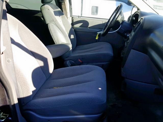 1D4GP25R47B101637 - 2007 DODGE CARAVAN SE BLUE photo 5