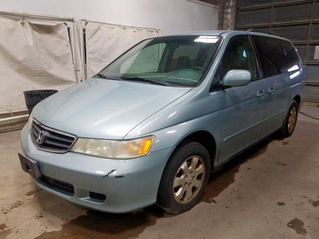 5FNRL18814B132156 - 2004 HONDA ODYSSEY EX SILVER photo 2