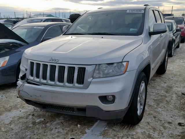 1J4RR4GG3BC532684 - 2011 JEEP GRAND CHER SILVER photo 2