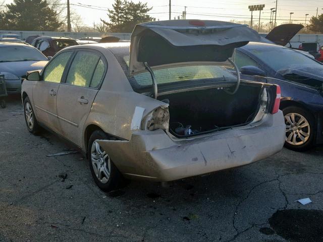 1G1ZS58N48F104006 - 2008 CHEVROLET MALIBU LS 金色 照片 3