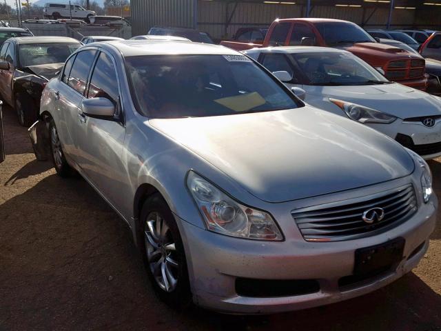 JNKCV61F09M365433 - 2009 INFINITI G37 SILVER photo 1