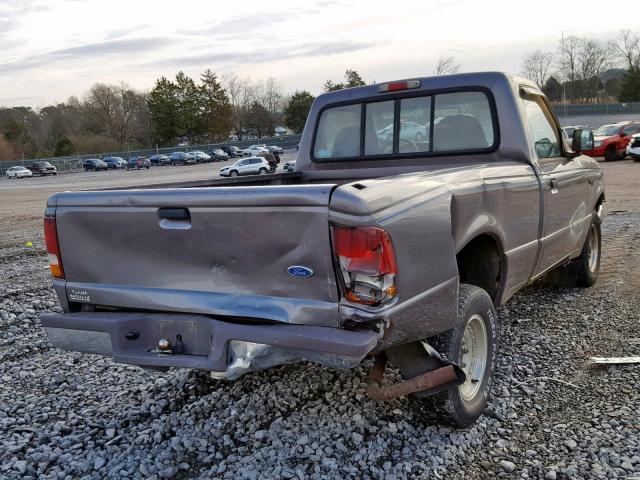 1FTCR10U1VUA56069 - 1997 FORD RANGER GRAY photo 4