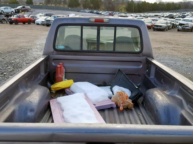 1FTCR10U1VUA56069 - 1997 FORD RANGER GRAY photo 6