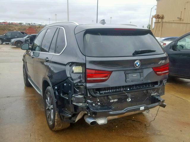 5UXKR2C39H0X03848 - 2017 BMW X5 SDRIVE3 BLACK photo 3