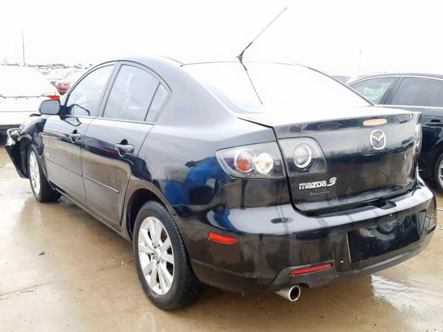 JM1BK323271768935 - 2007 MAZDA 3 S BLACK photo 3