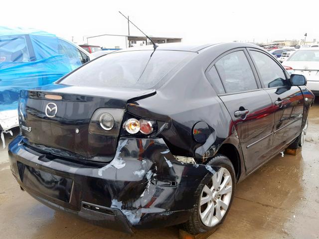 JM1BK323271768935 - 2007 MAZDA 3 S BLACK photo 4