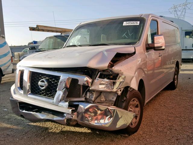 1N6BF0KL5CN116393 - 2012 NISSAN NV 1500 SILVER photo 2