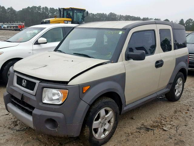 5J6YH18665L012728 - 2005 HONDA ELEMENT EX TAN photo 2