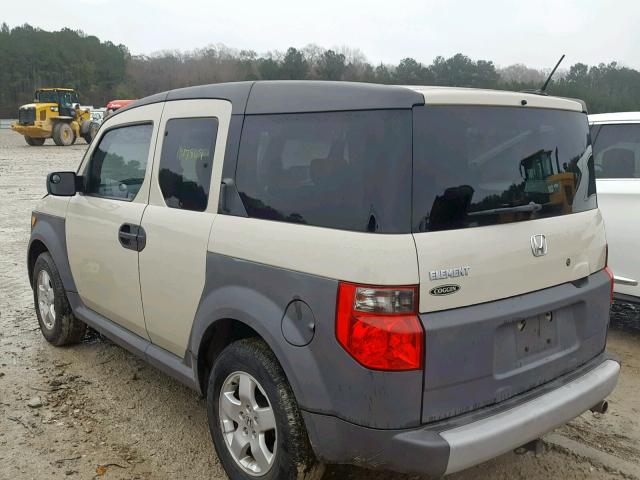 5J6YH18665L012728 - 2005 HONDA ELEMENT EX TAN photo 3