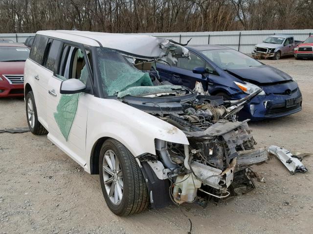 2FMGK5D81DBD02290 - 2013 FORD FLEX LIMIT WHITE photo 1