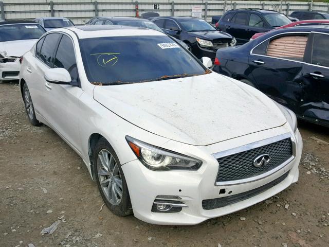 JN1BV7AP4FM342134 - 2015 INFINITI Q50 BASE WHITE photo 1