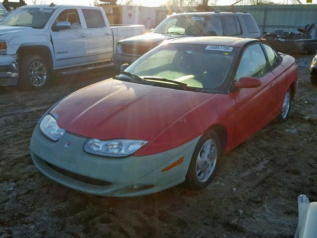 1G8ZR12782Z282295 - 2002 SATURN SC2 RED photo 2