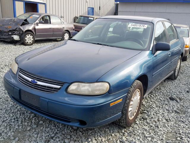 1G1ND52J02M701980 - 2002 CHEVROLET MALIBU BLUE photo 2