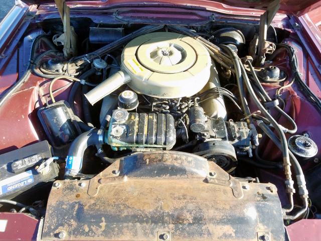 4Y83Z133874 - 1964 FORD T-BIRD MAROON photo 7