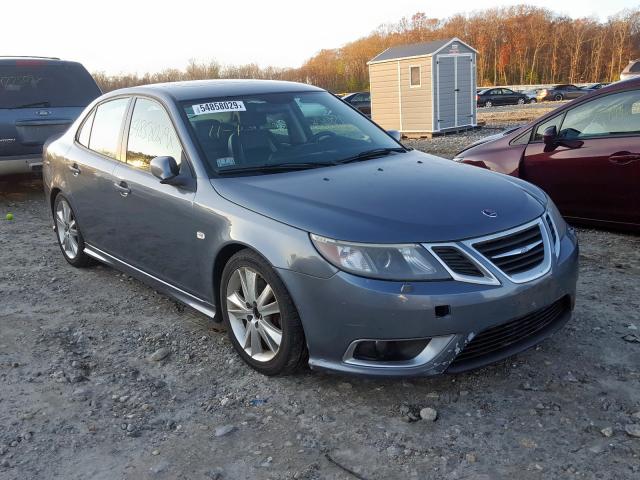 YS3FH41U181131805 - 2008 SAAB 9-3 AERO GRAY photo 1