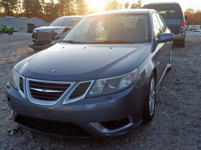 YS3FH41U181131805 - 2008 SAAB 9-3 AERO GRAY photo 9