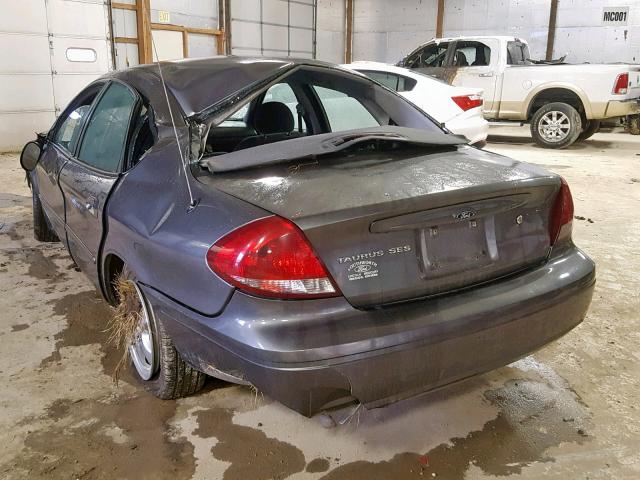 1FAFP55264A211531 - 2004 FORD TAURUS SES GRAY photo 3