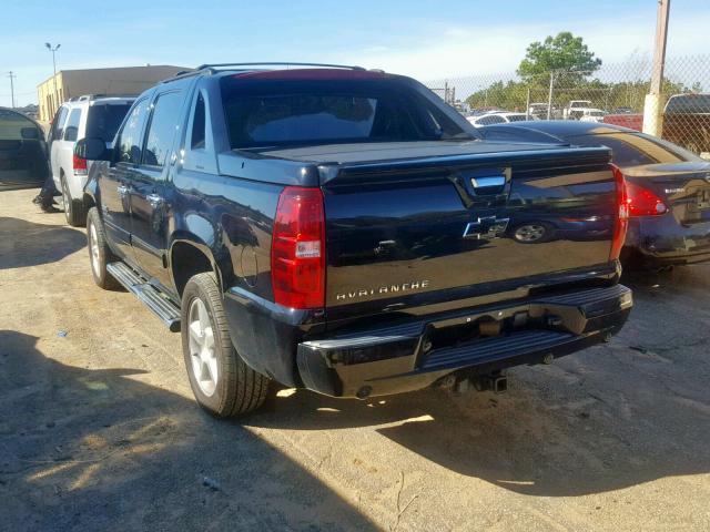 3GNMCEE01DG267865 - 2013 CHEVROLET AVALANCHE BLACK photo 3