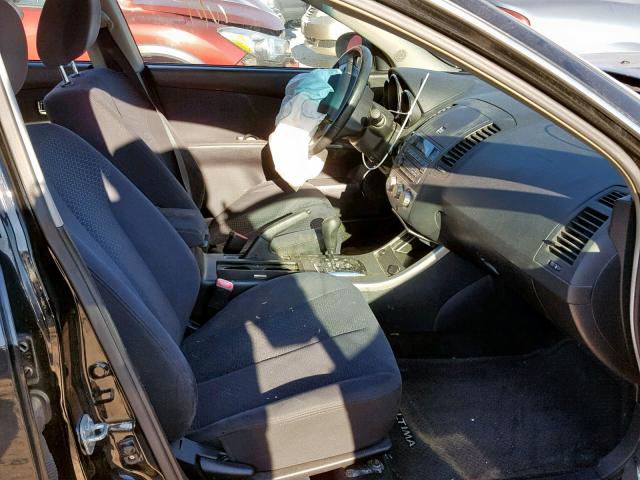 1N4BL11D75C262598 - 2005 NISSAN ALTIMA SE BLACK photo 5