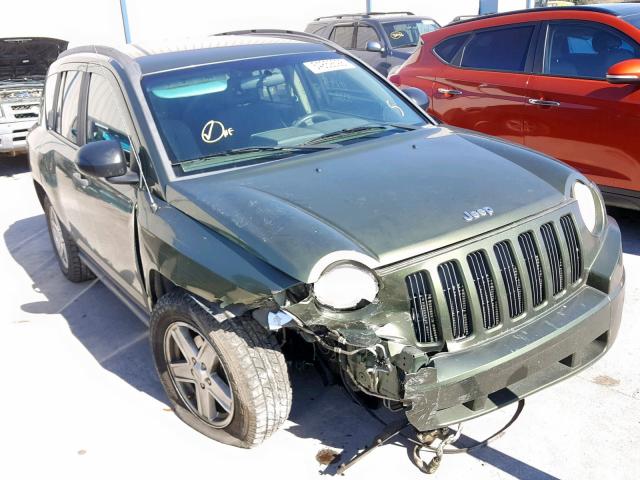 1J8FT47W97D390305 - 2007 JEEP COMPASS GREEN photo 1