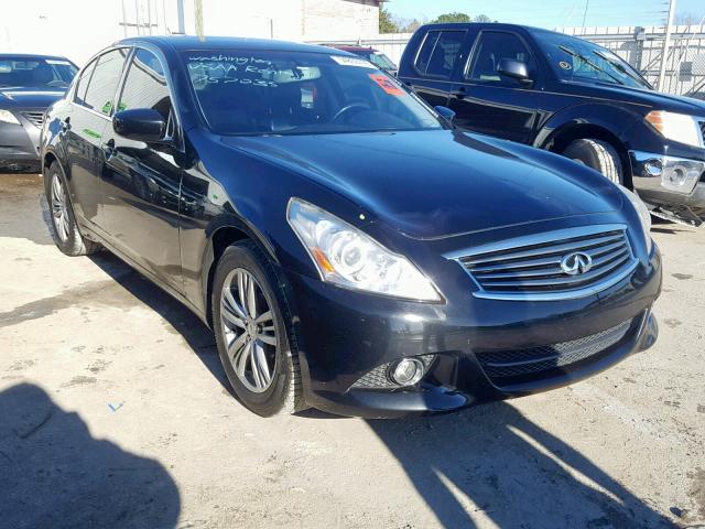 JN1CV6AP1AM204316 - 2010 INFINITI G37 BASE BLACK photo 1