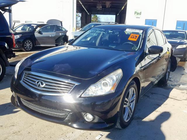 JN1CV6AP1AM204316 - 2010 INFINITI G37 BASE BLACK photo 2