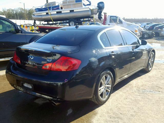 JN1CV6AP1AM204316 - 2010 INFINITI G37 BASE BLACK photo 4