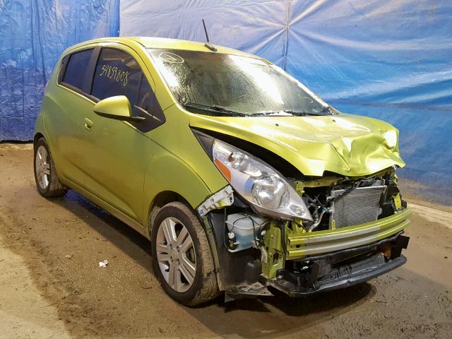 KL8CD6S98DC500291 - 2013 CHEVROLET SPARK 1LT GREEN photo 1