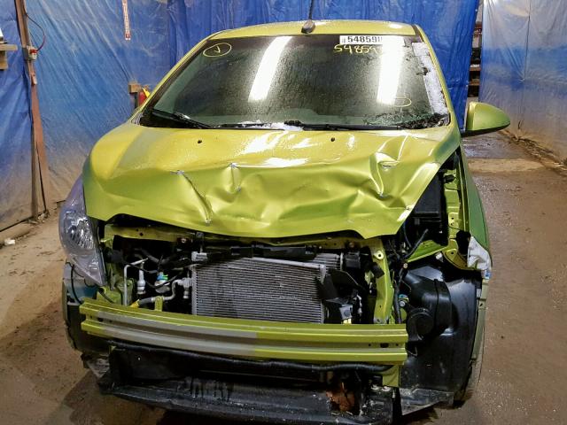 KL8CD6S98DC500291 - 2013 CHEVROLET SPARK 1LT GREEN photo 9