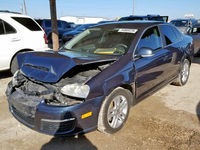 3VWRF71K17M046309 - 2007 VOLKSWAGEN JETTA 2.5 BLUE photo 2