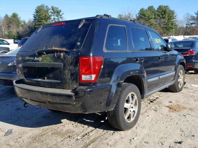 1J8GR48K48C179504 - 2008 JEEP GRAND CHER BLACK photo 4