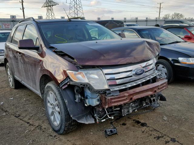 2FMDK48C59BA49073 - 2009 FORD EDGE SEL MAROON photo 1