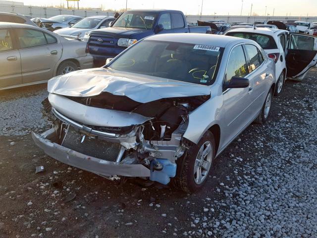 1G11B5SL2FF184925 - 2015 CHEVROLET MALIBU LS ნაცრისფერი ფოტო 2