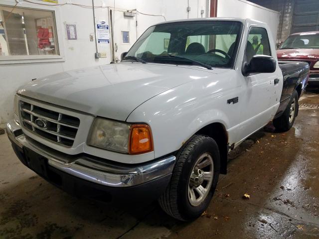 1FTYR10D81PB69595 - 2001 FORD RANGER WHITE photo 2