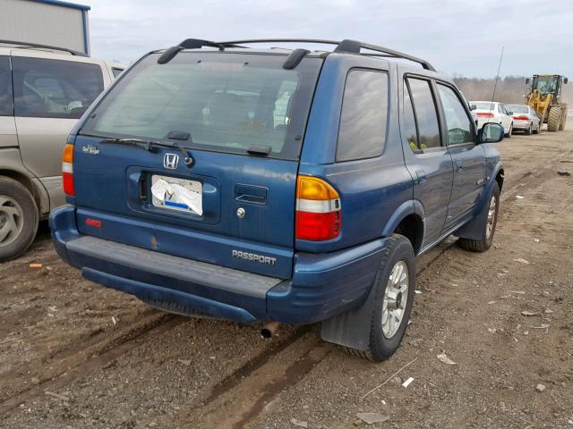 4S6DM58W524403773 - 2002 HONDA PASSPORT E 蓝色 照片 4