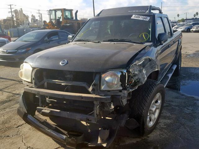 1N6ED29X64C446242 - 2004 NISSAN FRONTIER C BLACK photo 2