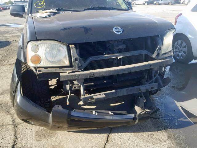 1N6ED29X64C446242 - 2004 NISSAN FRONTIER C BLACK photo 9