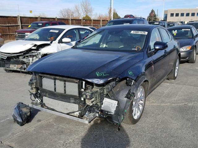 YV1A22MK5H1001621 - 2017 VOLVO S90 T6 BLUE photo 2