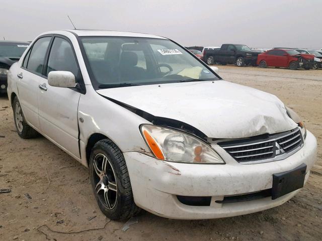 JA3AJ26E66U060848 - 2006 MITSUBISHI LANCER ES WHITE photo 1