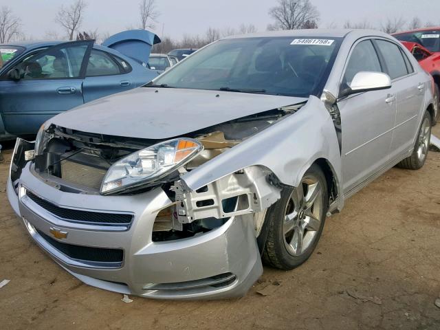 1G1ZH57B39F240201 - 2009 CHEVROLET MALIBU 1LT GRAY photo 2