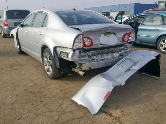 1G1ZH57B39F240201 - 2009 CHEVROLET MALIBU 1LT GRAY photo 3