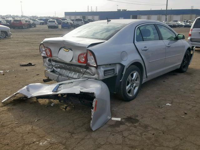 1G1ZH57B39F240201 - 2009 CHEVROLET MALIBU 1LT GRAY photo 4