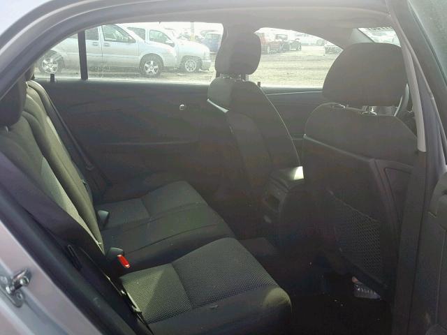 1G1ZH57B39F240201 - 2009 CHEVROLET MALIBU 1LT GRAY photo 6